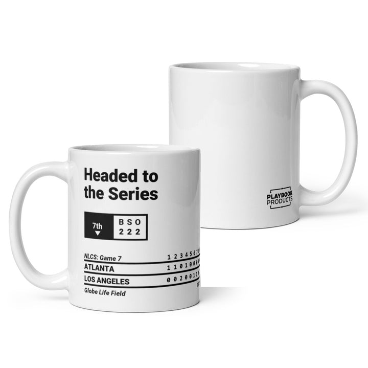 Los Angeles Dodgers Greatest Plays Mug: Headed to the Series (2020)