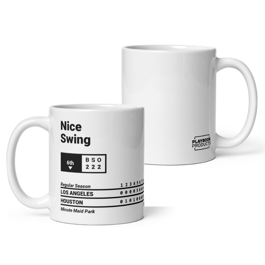 Los Angeles Dodgers Greatest Plays Mug: Nice Swing (2020)