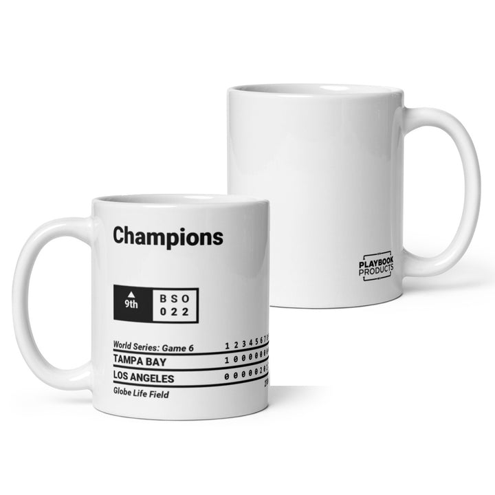 Los Angeles Dodgers Greatest Plays Mug: Champions (2020)