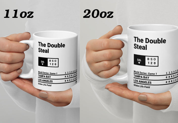 Los Angeles Dodgers Greatest Plays Mug: The Double Steal (2020)