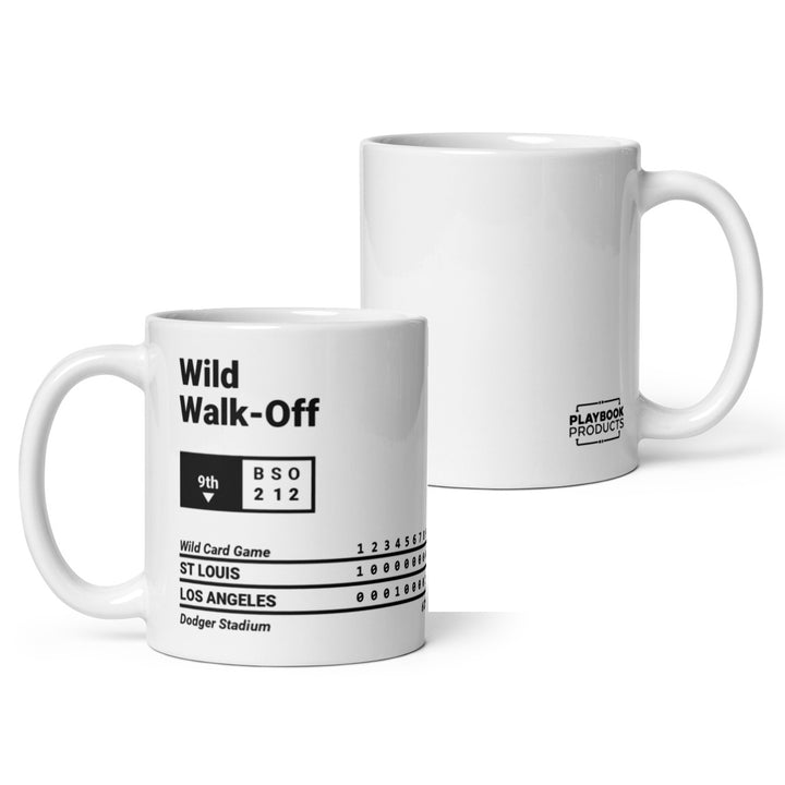 Los Angeles Dodgers Greatest Plays Mug: Wild Walk-Off (2021)