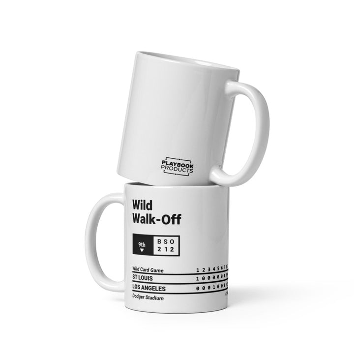 Los Angeles Dodgers Greatest Plays Mug: Wild Walk-Off (2021)