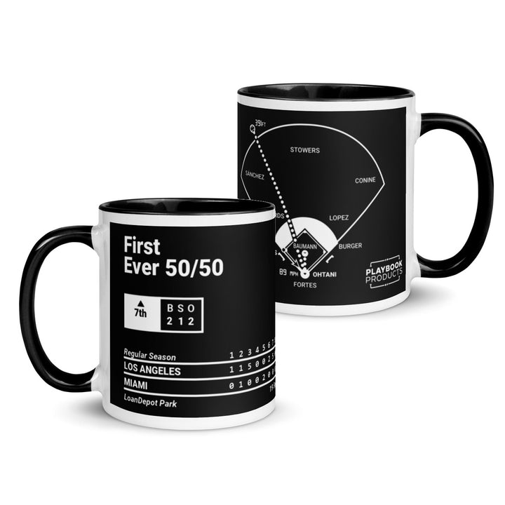 Los Angeles Dodgers Greatest Plays Mug: First Ever 50/50 (2024)