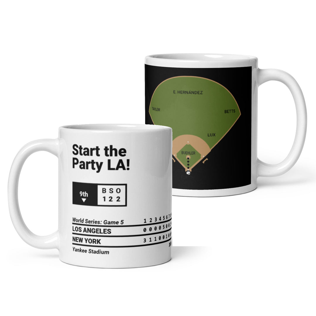 Los Angeles Dodgers Greatest Plays Mug: Start the Party LA! (2024)