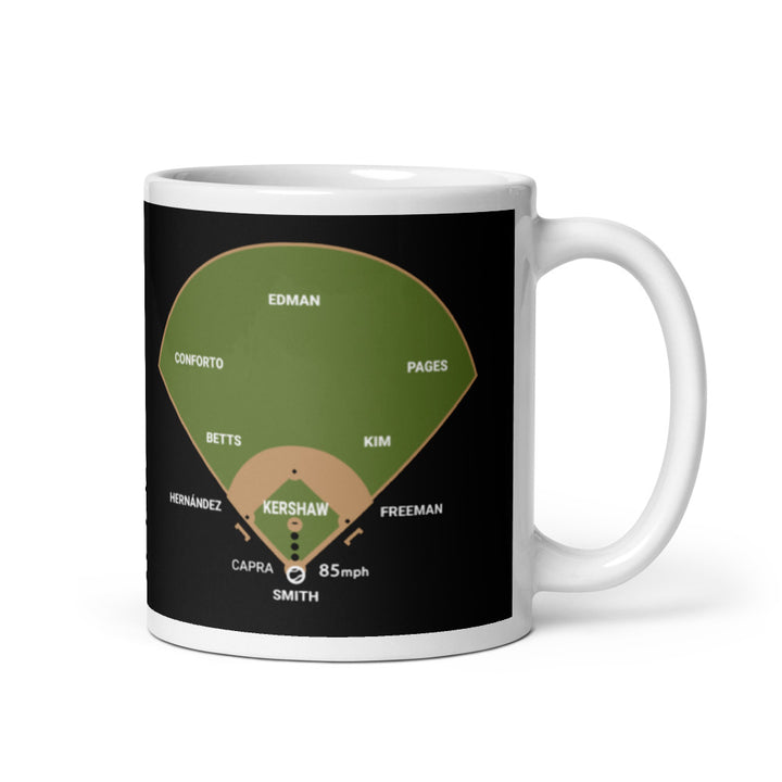 Los Angeles Dodgers Greatest Plays Mug: Kershaw's 3,000th K (2025)