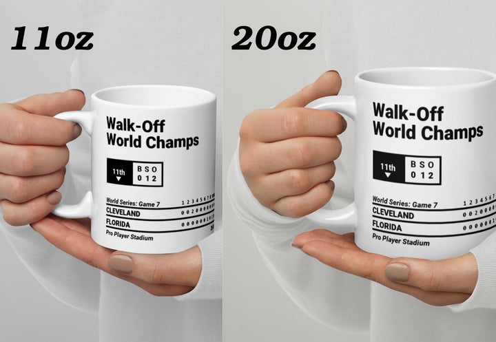 Miami Marlins Greatest Plays Mug: Walk-Off World Champs (1997)