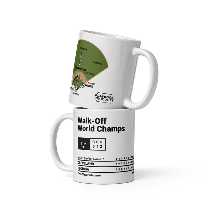 Miami Marlins Greatest Plays Mug: Walk-Off World Champs (1997)