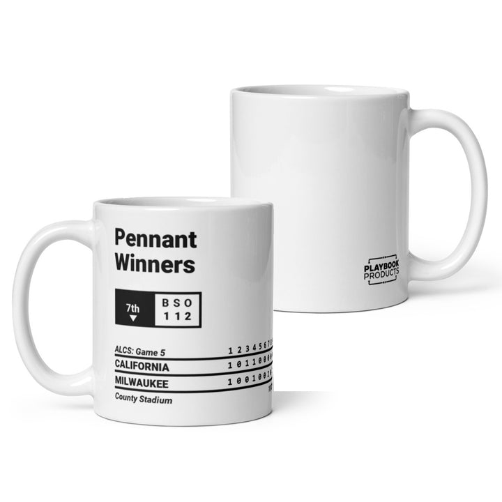 Milwaukee Brewers Greatest Plays Mug: Pennant Winners (1982)
