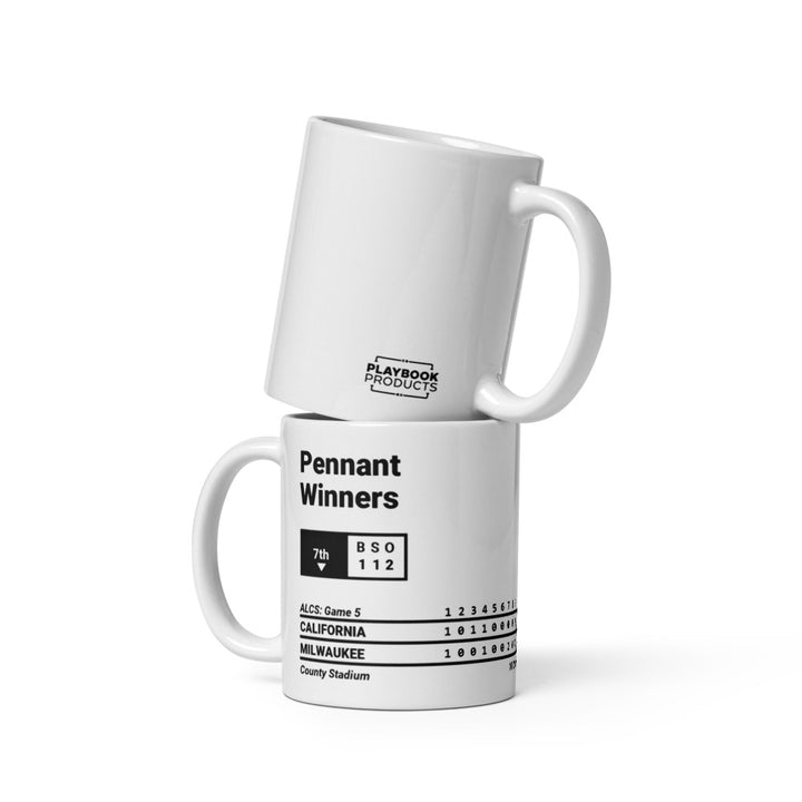Milwaukee Brewers Greatest Plays Mug: Pennant Winners (1982)