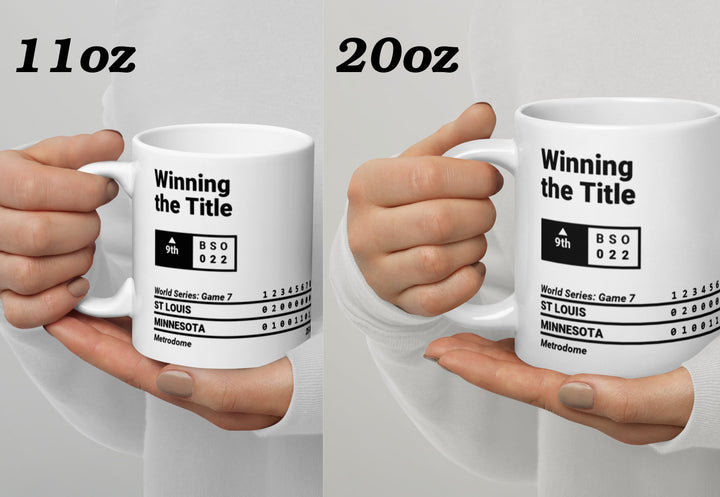 Minnesota Twins Greatest Plays Mug: Winning the Title (1987)