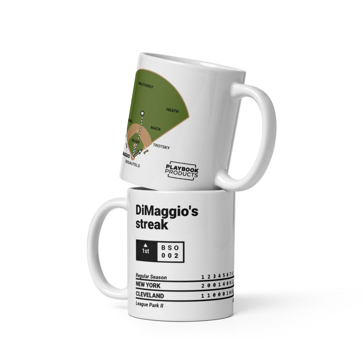 New York Yankees Greatest Plays Mug: DiMaggio's streak (1941)