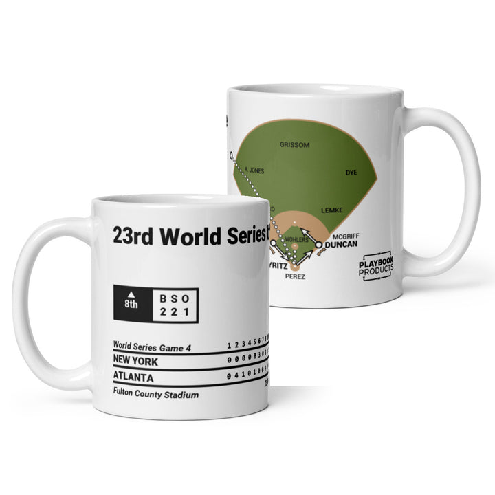New York Yankees Greatest Plays Mug: 23rd World Series title (1996)