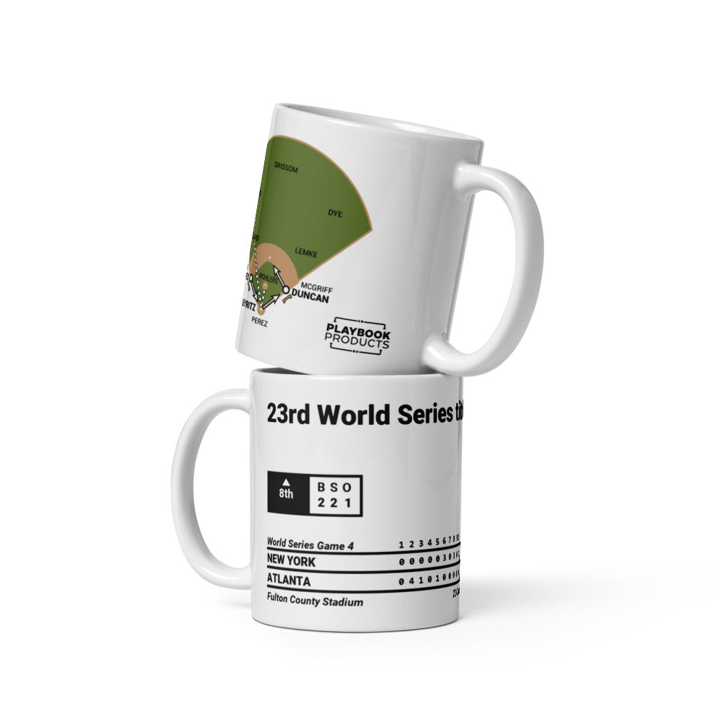 New York Yankees Greatest Plays Mug: 23rd World Series title (1996)