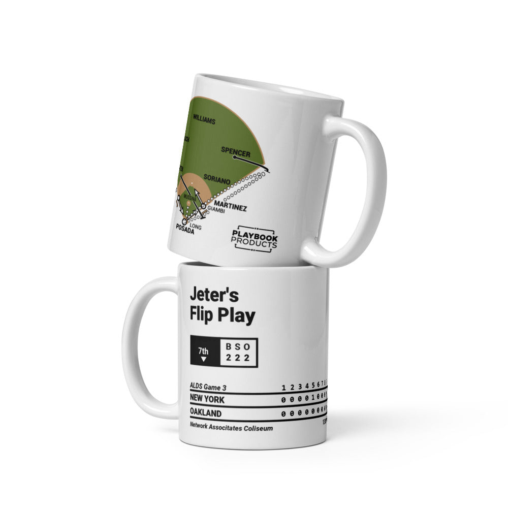 New York Yankees Greatest Plays Mug: Jeter's Flip Play (2001)
