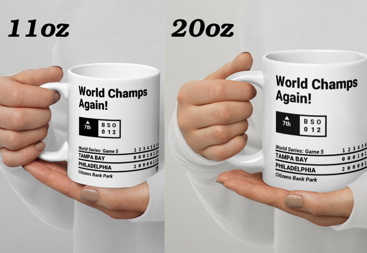 Philadelphia Phillies Greatest Plays Mug: World Champs Again! (2008)