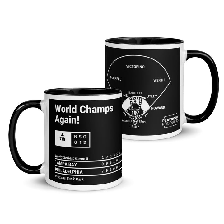 Philadelphia Phillies Greatest Plays Mug: World Champs Again! (2008)