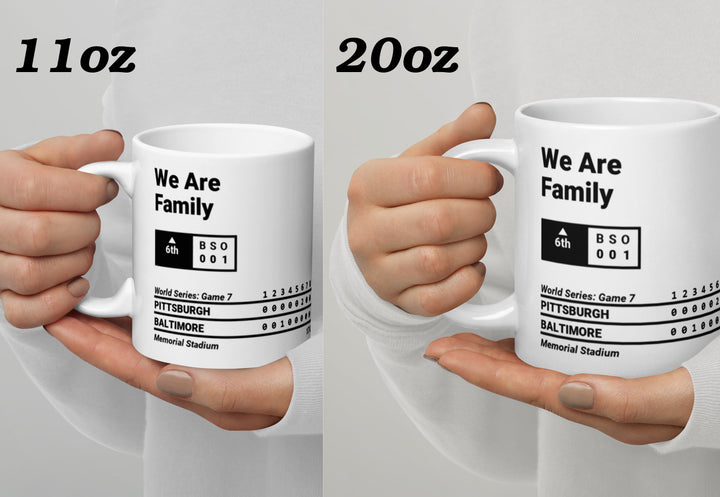 Pittsburgh Pirates Greatest Plays Mug: We Are Family (1979)