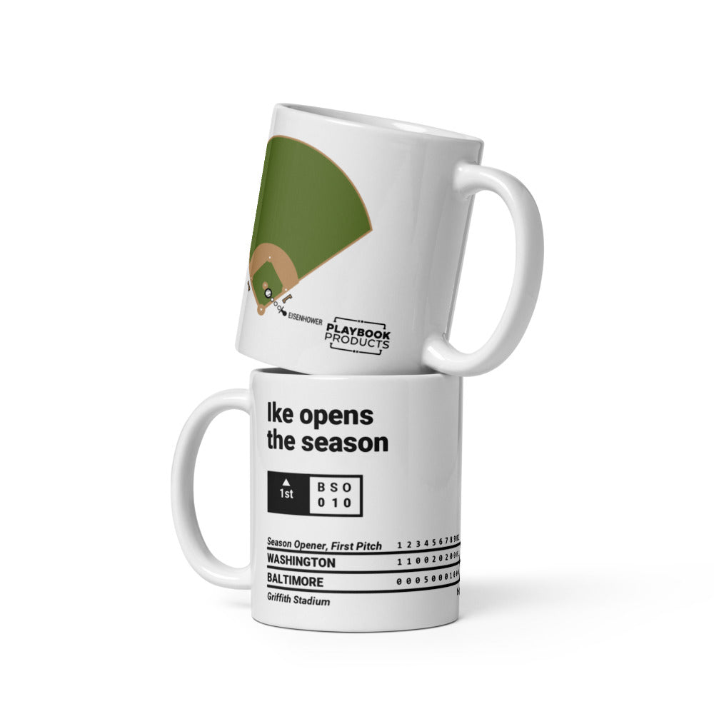 Republican Presidents Greatest Plays Mug: Ike opens the season (1957)