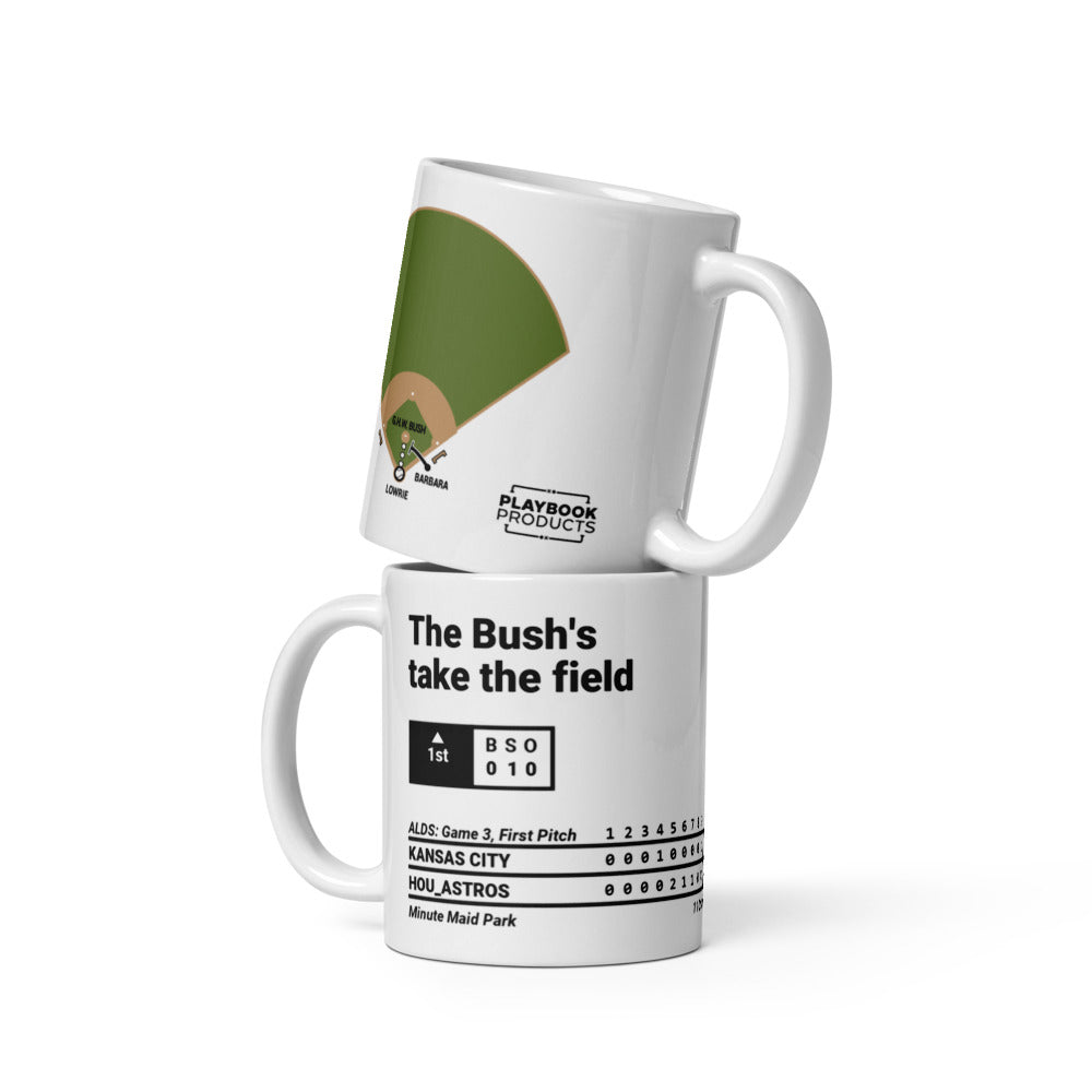 Republican Presidents Greatest Plays Mug: The Bush's take the field (2015)