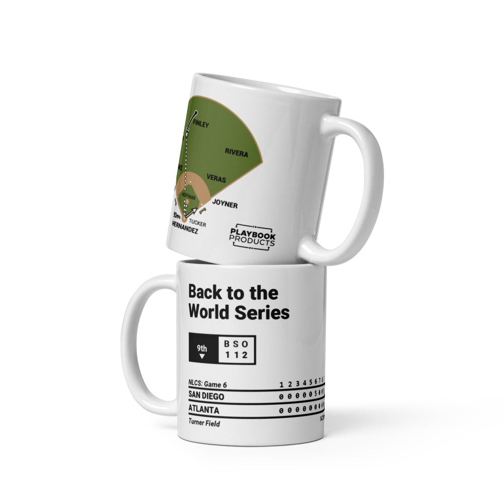 San Diego Padres Greatest Plays Mug: Back to the World Series (1998)