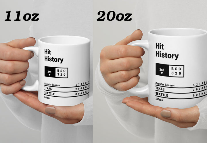 Seattle Mariners Greatest Plays Mug: Hit History (2004)