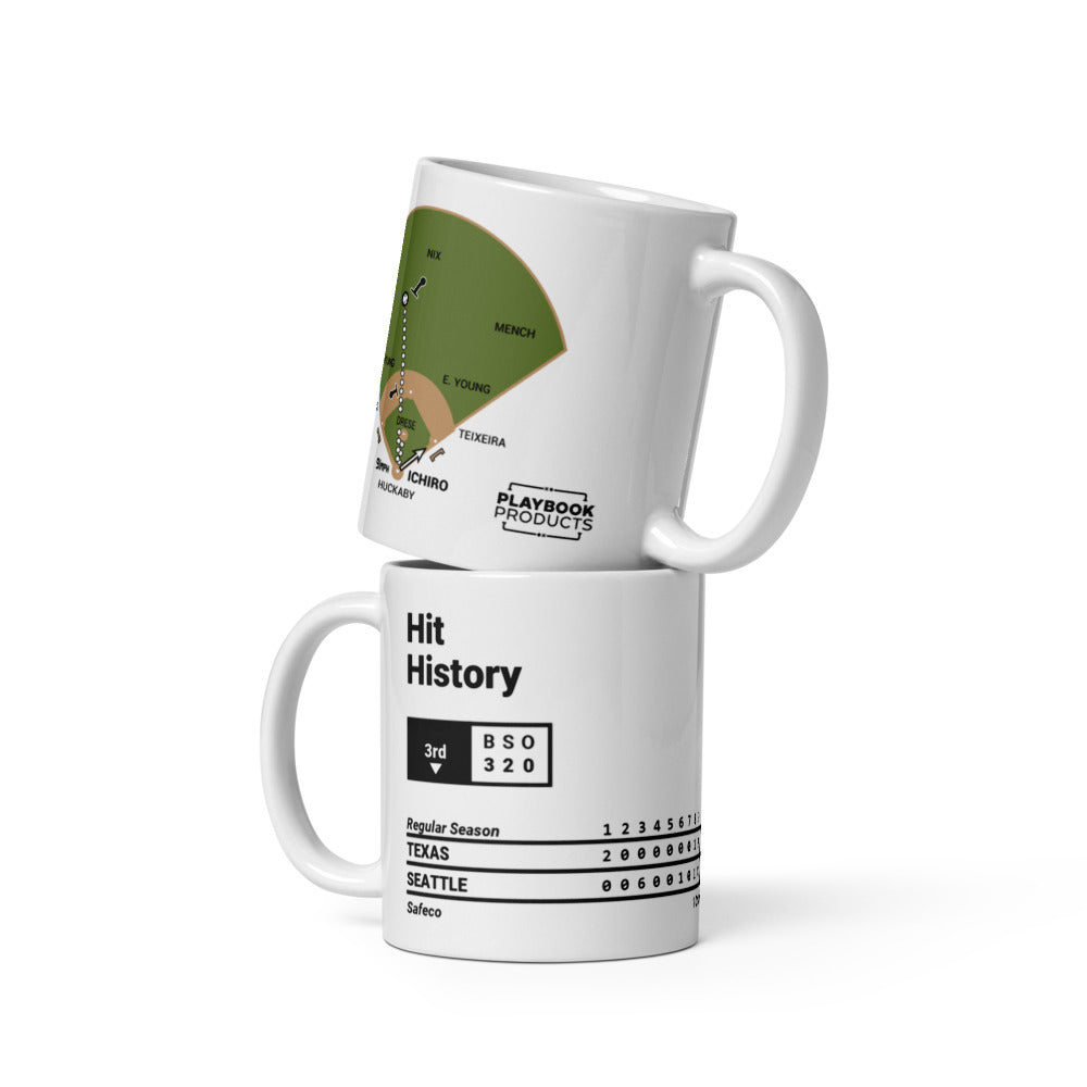 Seattle Mariners Greatest Plays Mug: Hit History (2004)
