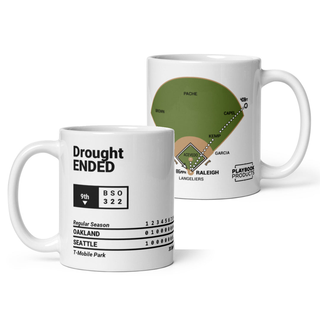 Seattle Mariners Greatest Plays Mug: Drought ENDED (2022)