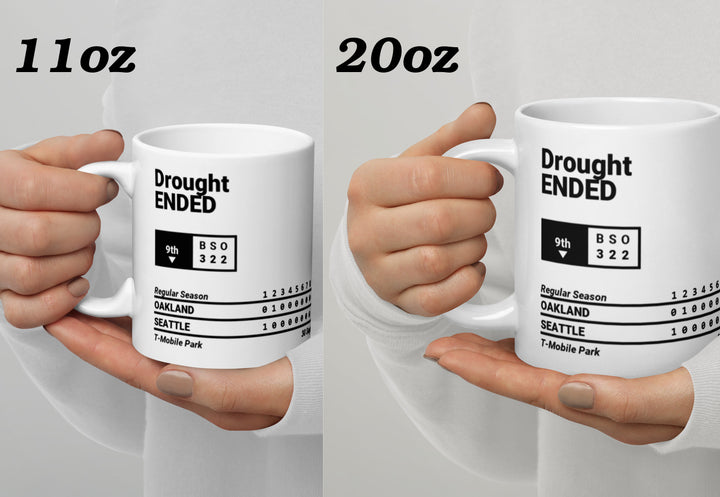 Seattle Mariners Greatest Plays Mug: Drought ENDED (2022)