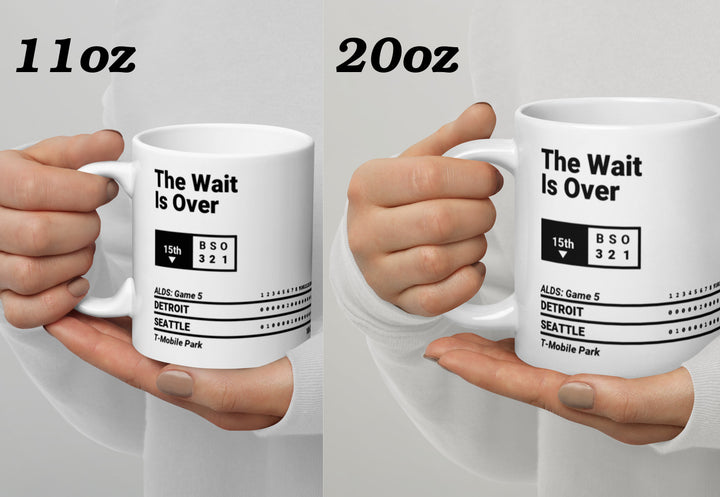 Seattle Mariners Greatest Plays Mug: The Wait Is Over (2025)