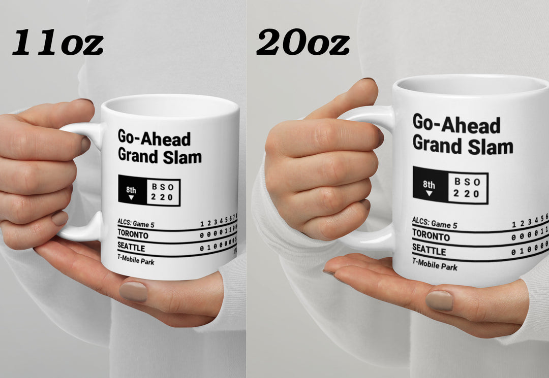 Seattle Mariners Greatest Plays Mug: Go-Ahead Grand Slam (2025)