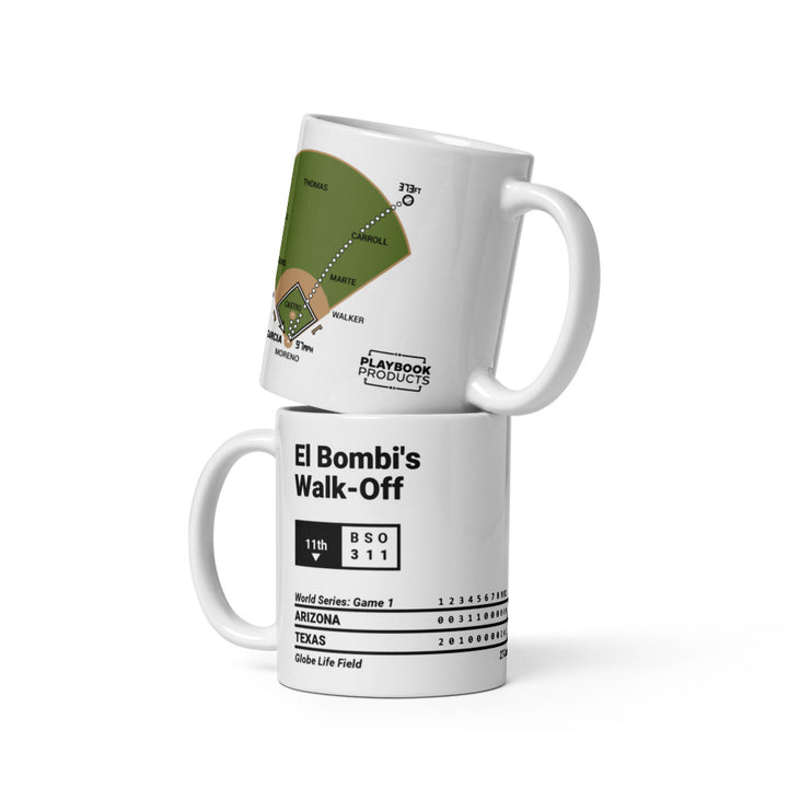 Texas Rangers Greatest Plays Mug: El Bombi's Walk-Off (2023)