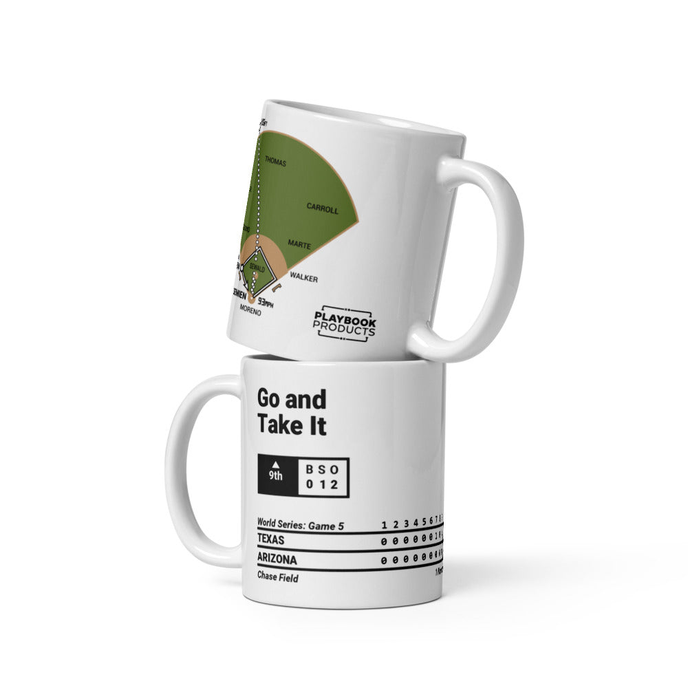 Texas Rangers Greatest Plays Mug: Go and Take It (2023)