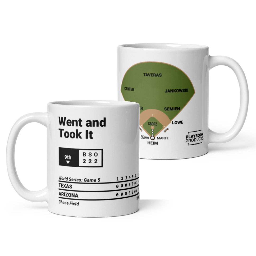 Texas Rangers Greatest Plays Mug: Went and Took It (2023)