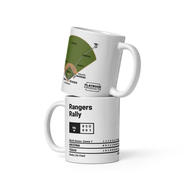 Texas Rangers Greatest Plays Mug: Rangers Rally (2023)