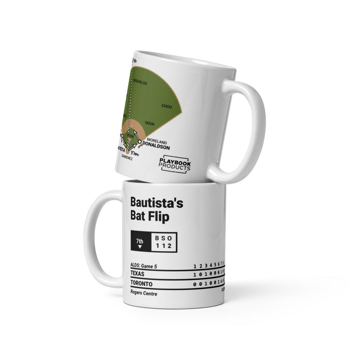 Toronto Blue Jays Greatest Plays Mug: Bautista's Bat Flip (2015)