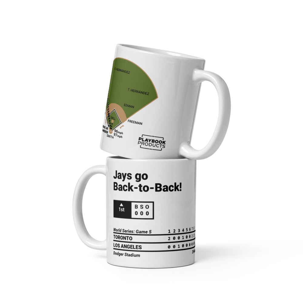 Toronto Blue Jays Greatest Plays Mug: Jays go Back-to-Back! (2025)
