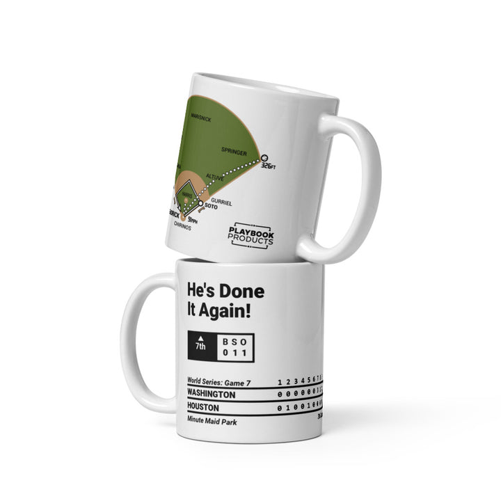 Washington Nationals Greatest Plays Mug: He's Done It Again! (2019)