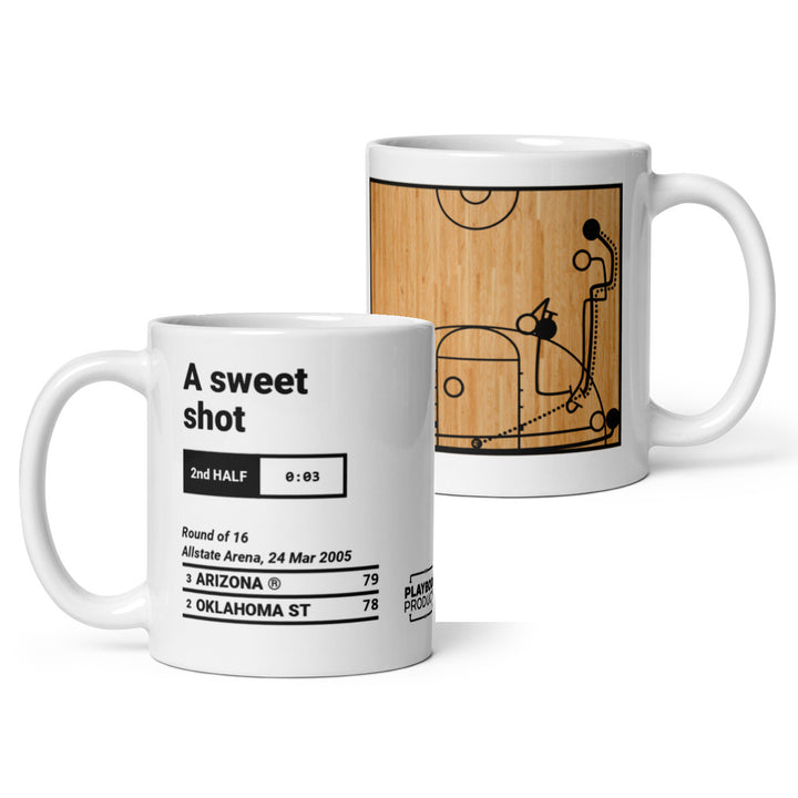 Arizona Basketball Greatest Plays Mug: A sweet shot (2005)