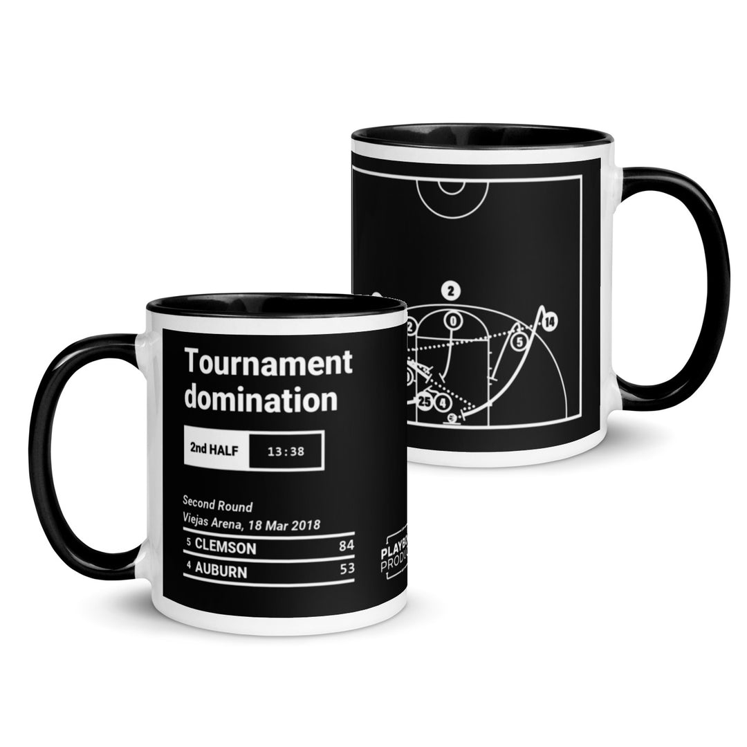 Clemson Basketball Greatest Plays Mug: Tournament domination (2018)