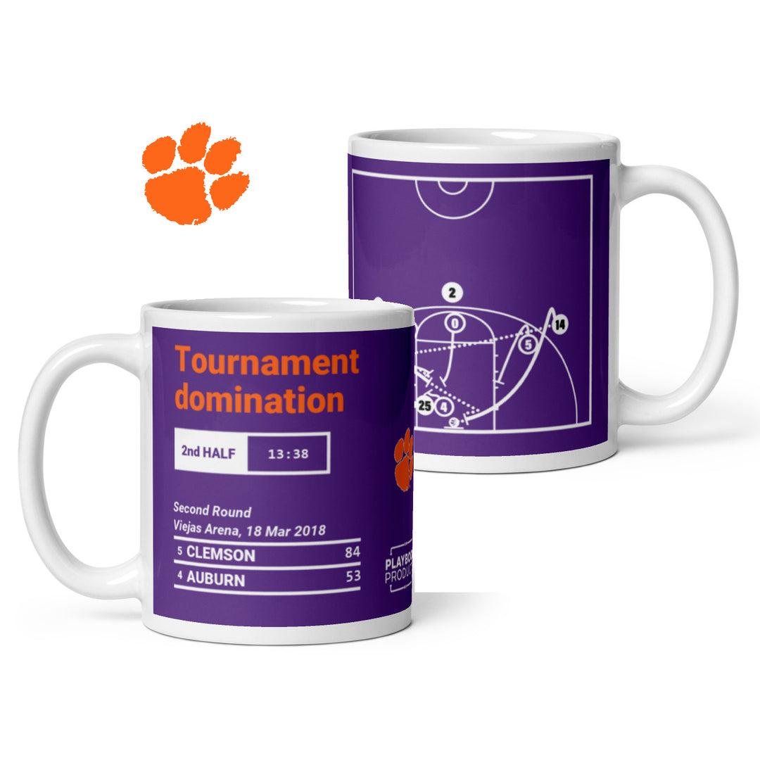 Clemson Basketball Greatest Plays Mug: Tournament domination (2018)