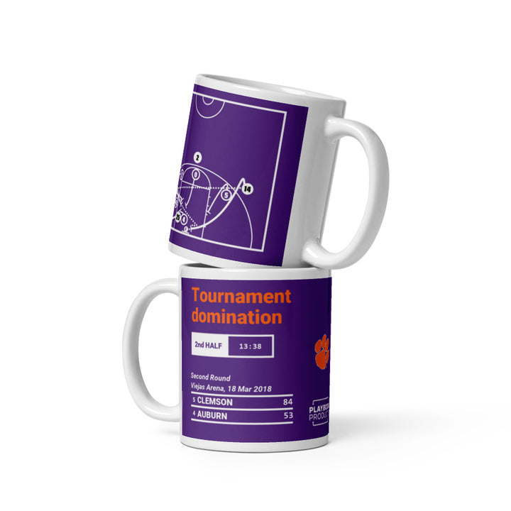 Clemson Basketball Greatest Plays Mug: Tournament domination (2018)