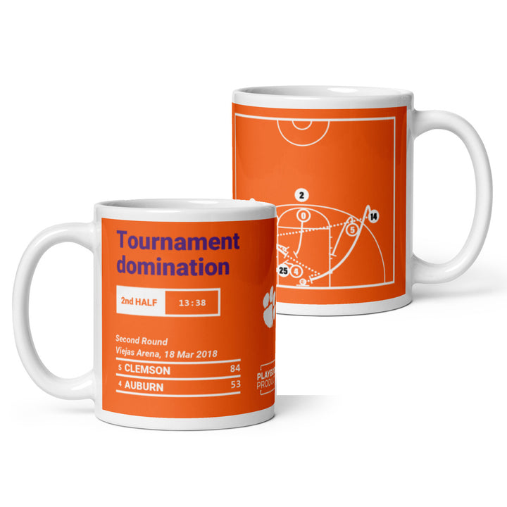 Clemson Basketball Greatest Plays Mug: Tournament domination (2018)