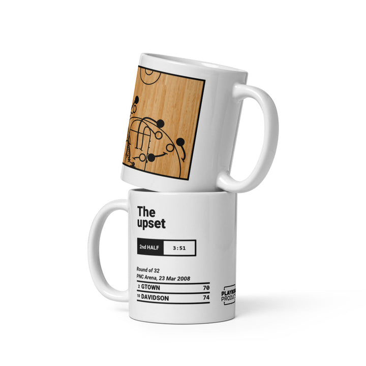 Greatest Davidson Basketball Plays Mug: The upset (2008)