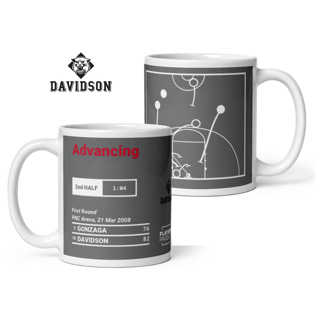 Davidson Basketball Greatest Plays Mug: Advancing (2008)