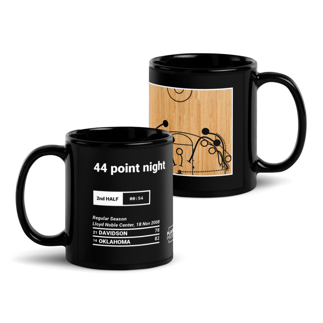 Greatest Davidson Basketball Plays Mug: 44 point night (2008)