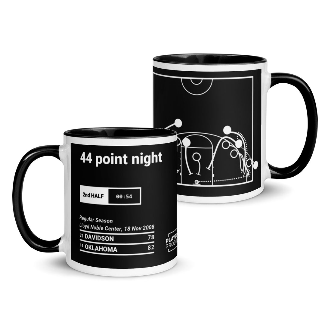 Davidson Basketball Greatest Plays Mug: 44 point night (2008)