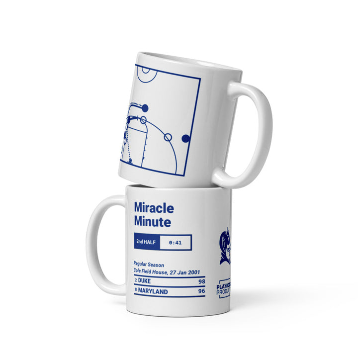 Duke Basketball Greatest Plays Mug: Miracle Minute (2001)