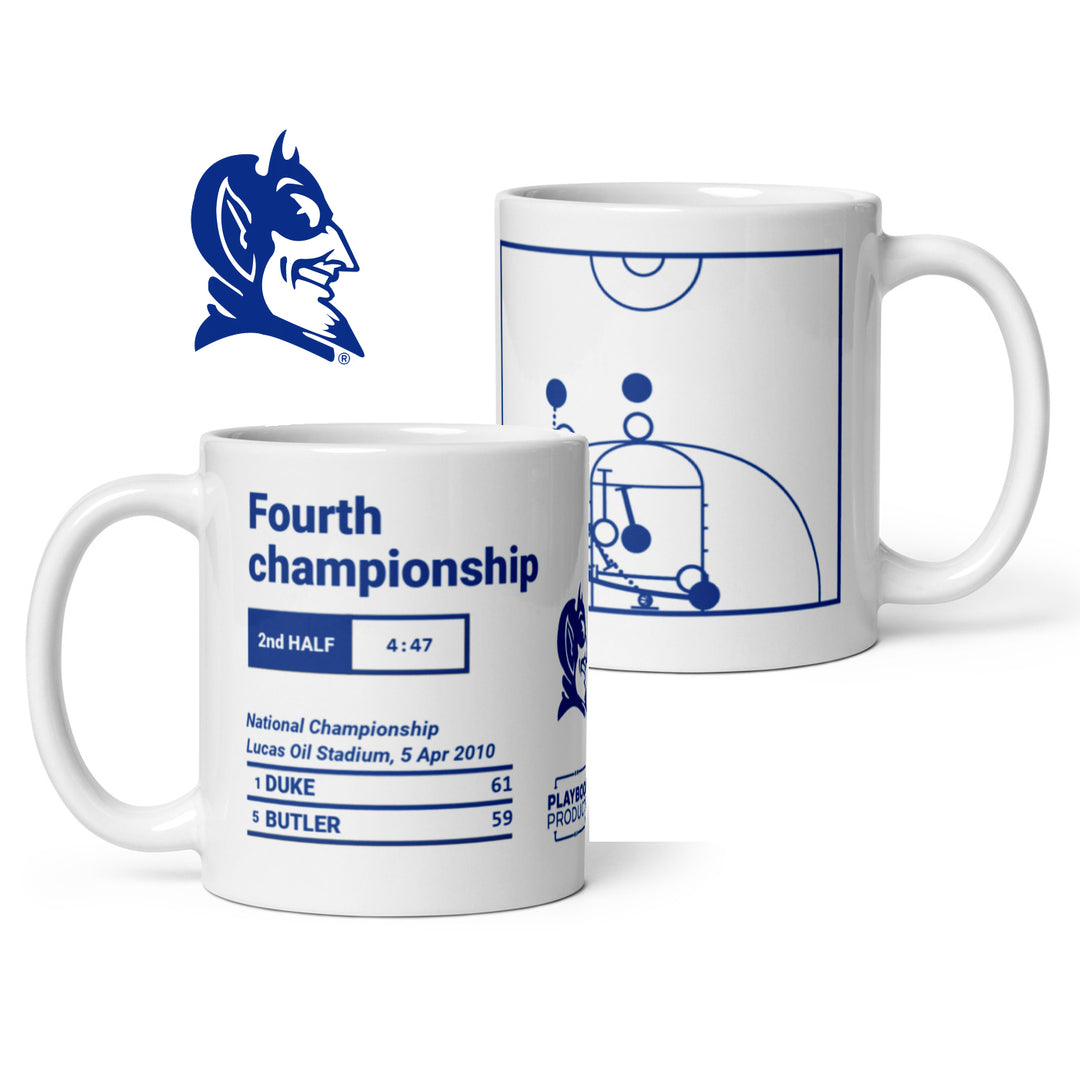 Duke Basketball Greatest Plays Mug: Fourth championship (2010)