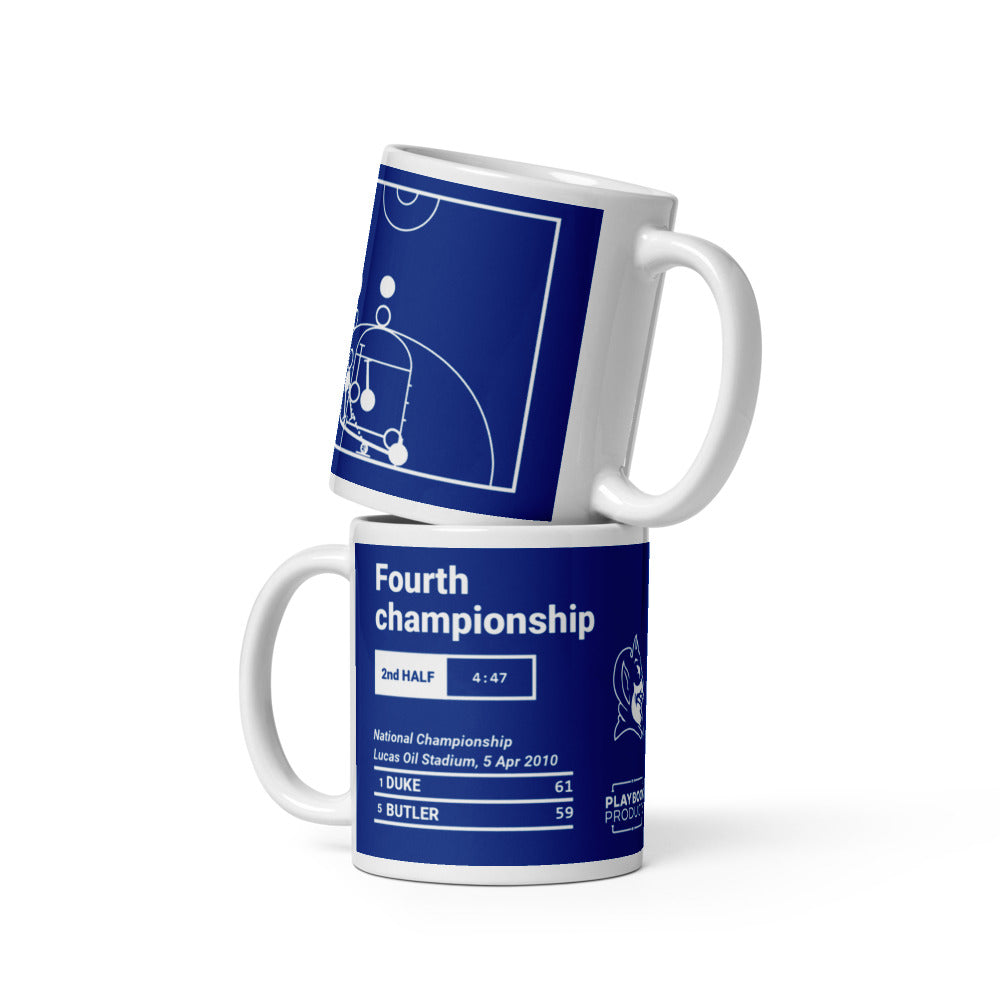 Duke Basketball Greatest Plays Mug: Fourth championship (2010)