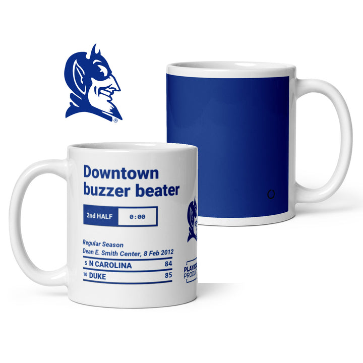 Duke Basketball Greatest Plays Mug: Downtown buzzer beater (2012)